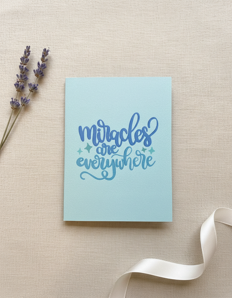 Miracles Are Everywhere Card