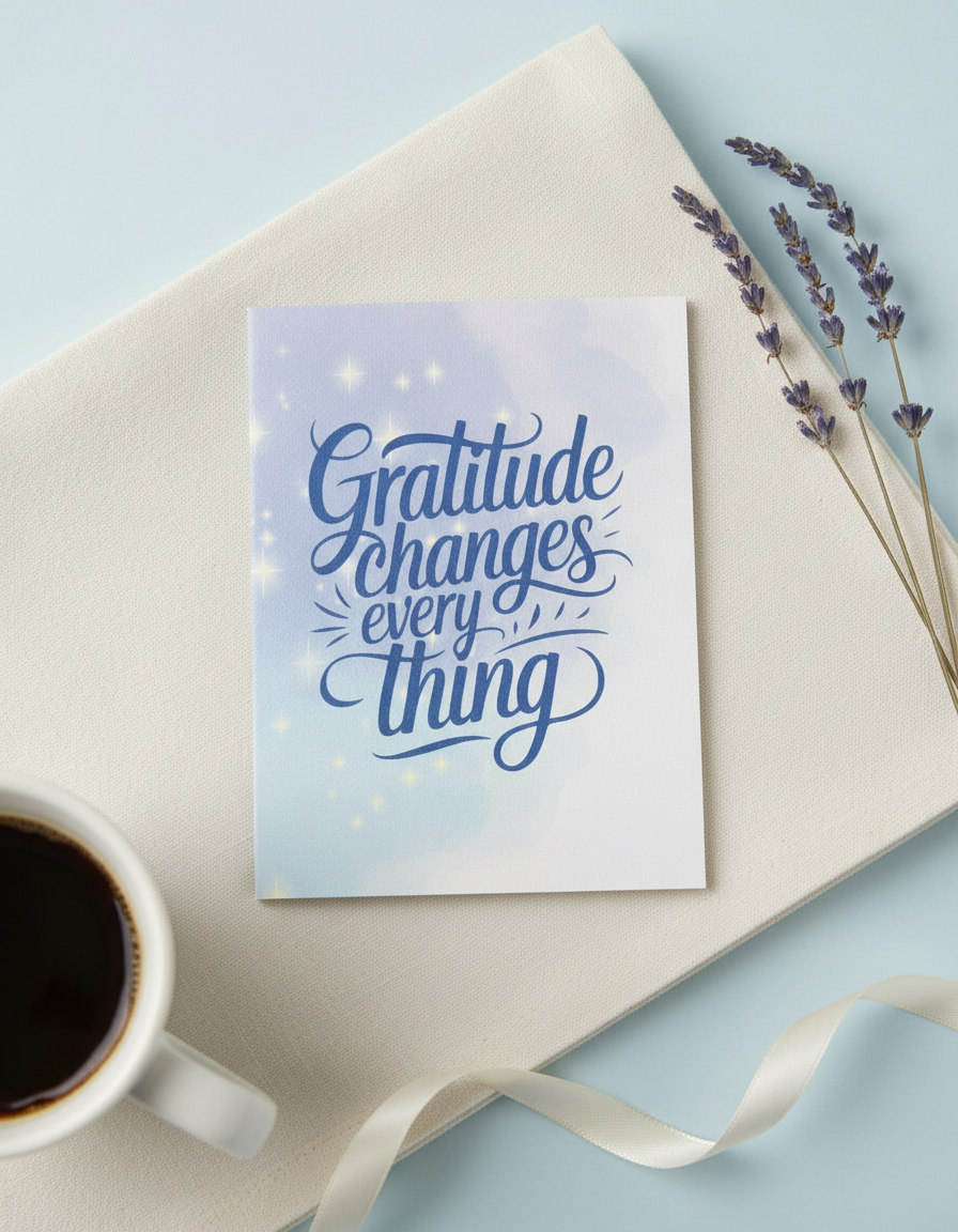 Gratitude Changes Everything Card