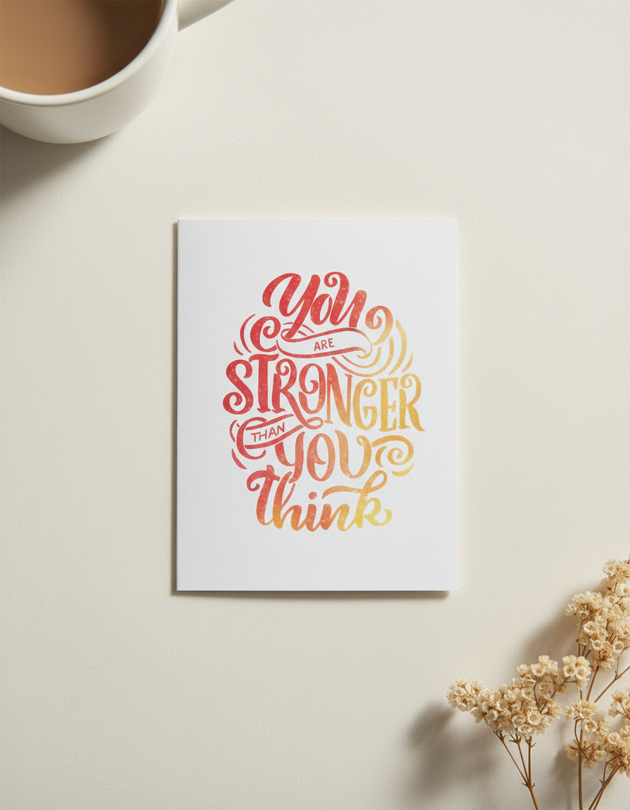 Stronger Than You Think Card