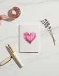 Paint Splash Heart Card