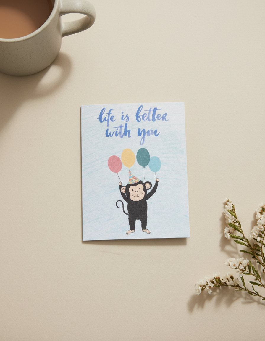 Life Is Better With You Card