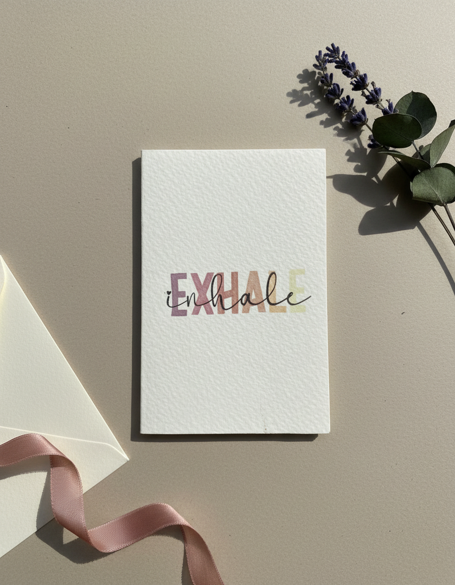 Inhale Exhale Card