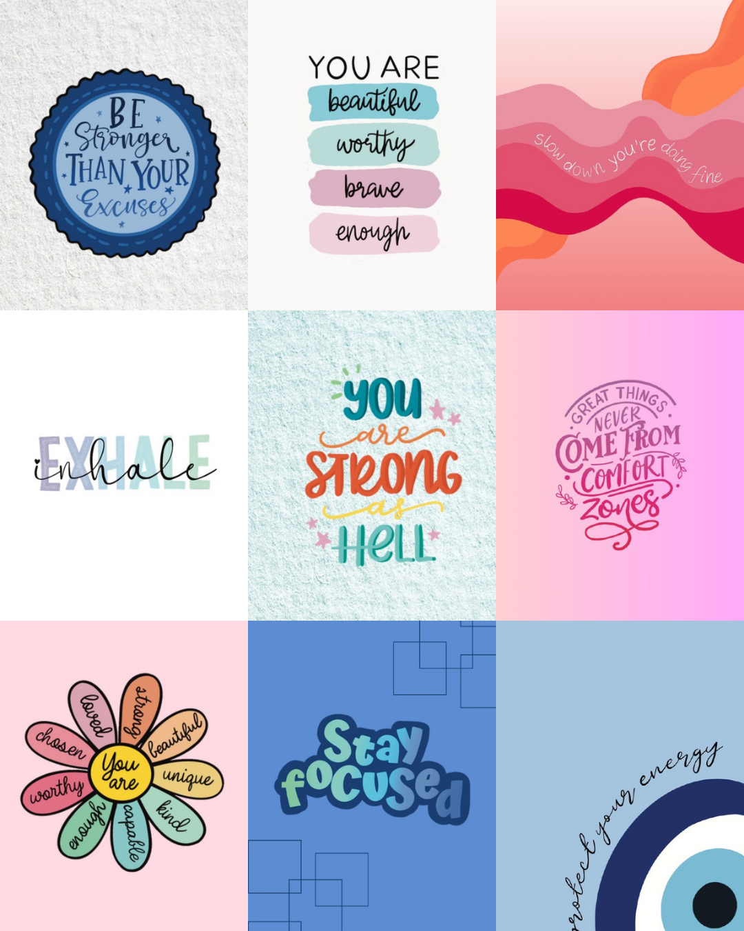 Stronger Than You Know Pack of Nine