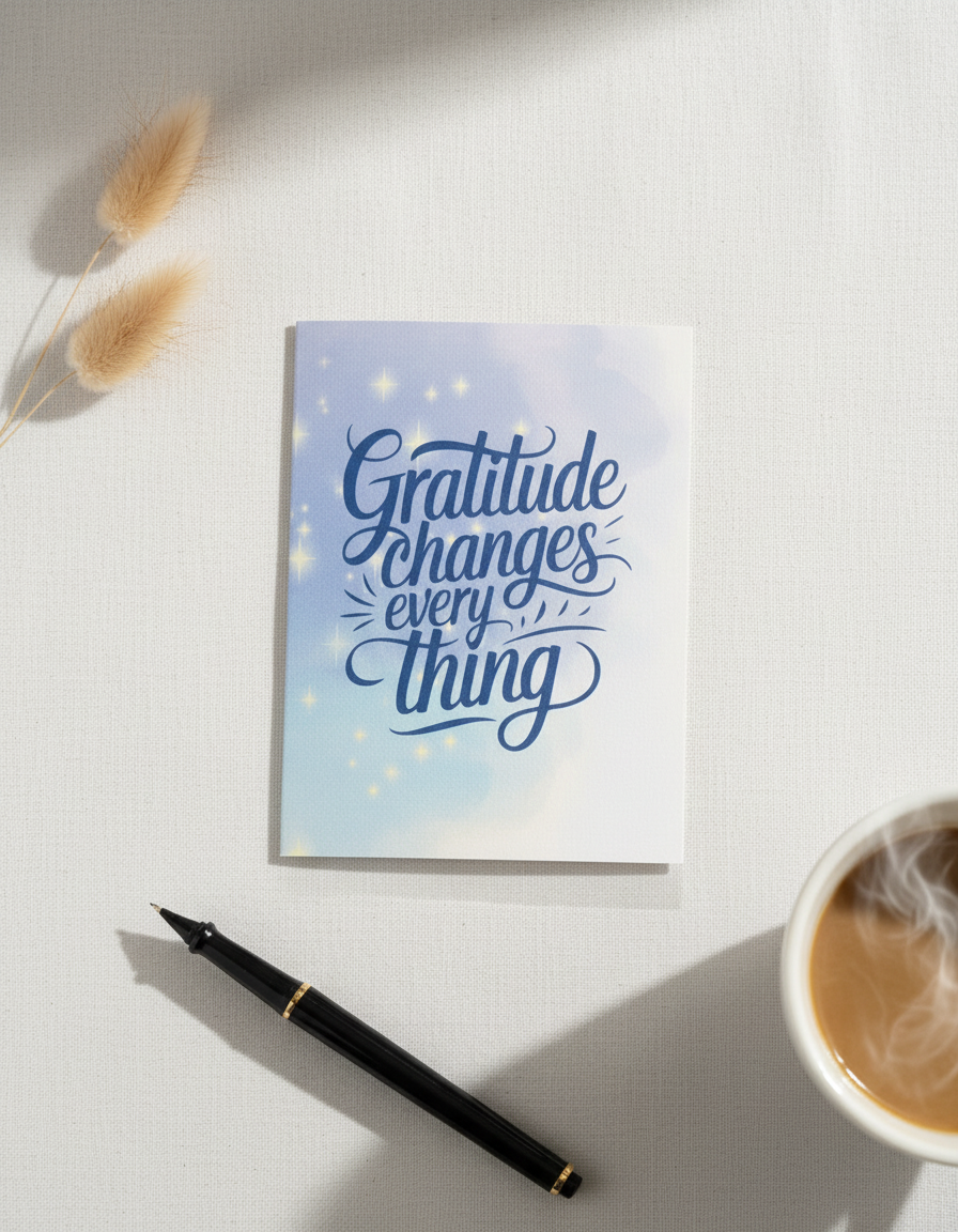 Gratitude Changes Everything Card