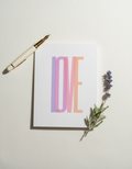 Sunset Love Card