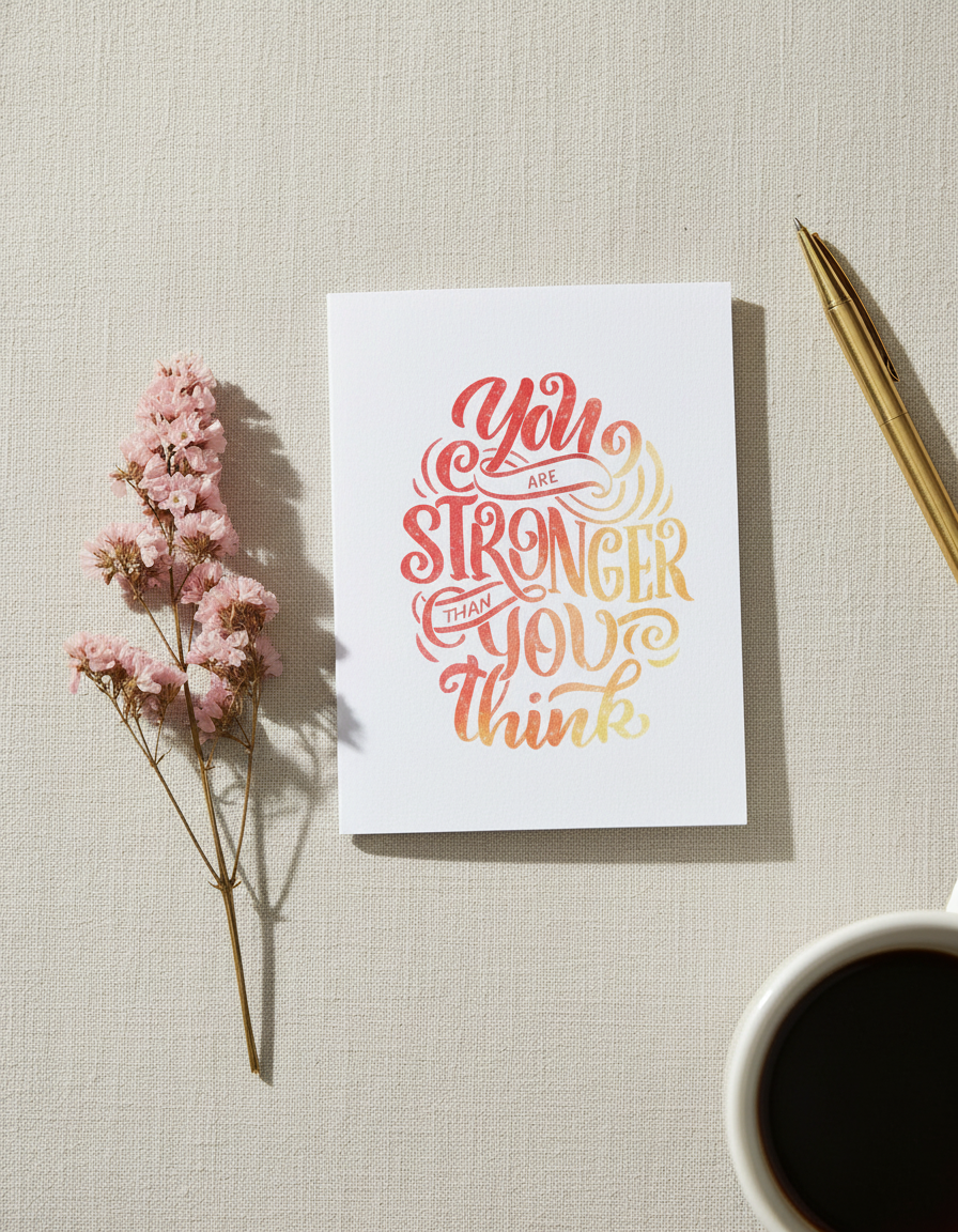 Stronger Than You Think Card