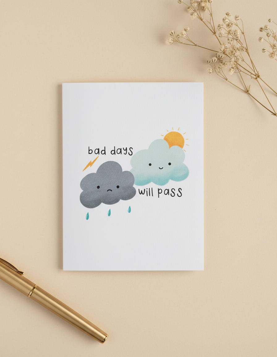Bad Days Will Pass Card