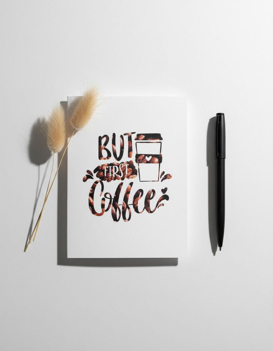 But First Coffee Card