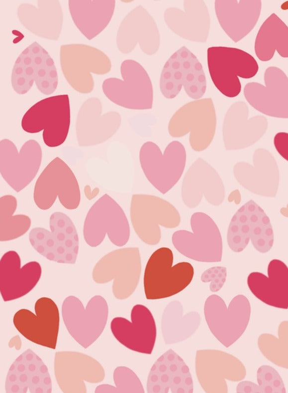 Confetti Hearts Card placeholder