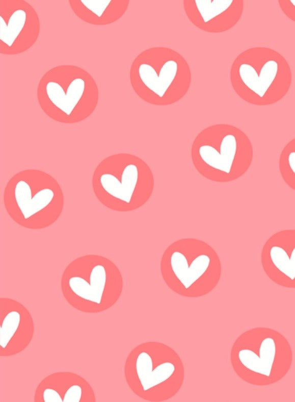 Coral Hearts Card