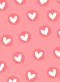 Coral Hearts Card