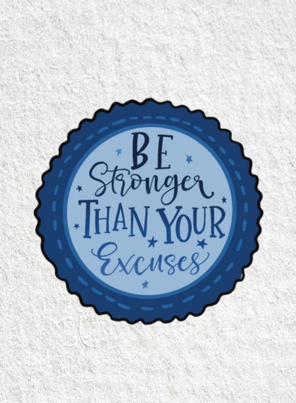 Stronger Than Excuses Card placeholder