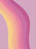 Dusty Pink Stripe Card