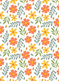 Marigold Floral Card