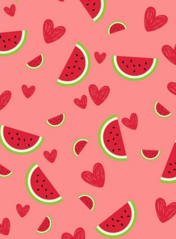 Watermelon Hearts Card placeholder