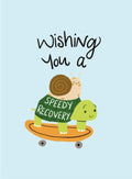 Speedy Recovery Turtle Card